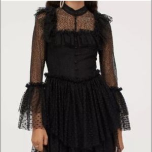 Sandra Mansour x H&M long sleeve dress. size L